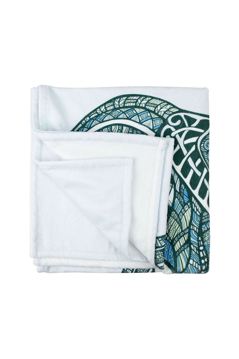 BROSS BROSS ELEPHANT PATTERN BEACH TOWEL 75X100 