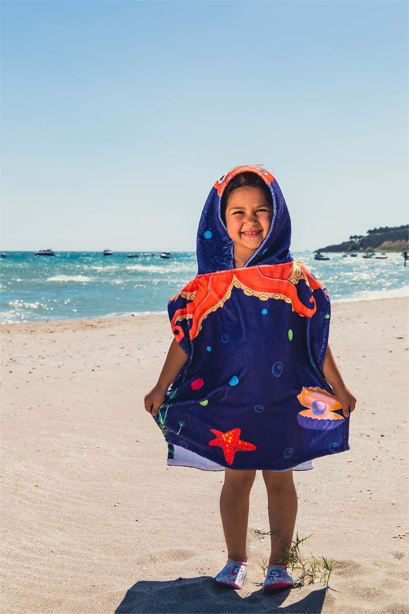 BROSS BROSS OCTOPUS PATTERN BEACH TOWEL 60X60 