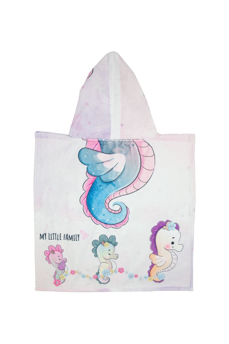 BROSS BROSS SEA HORSE PATTERN BEACH TOWEL 60X60 
