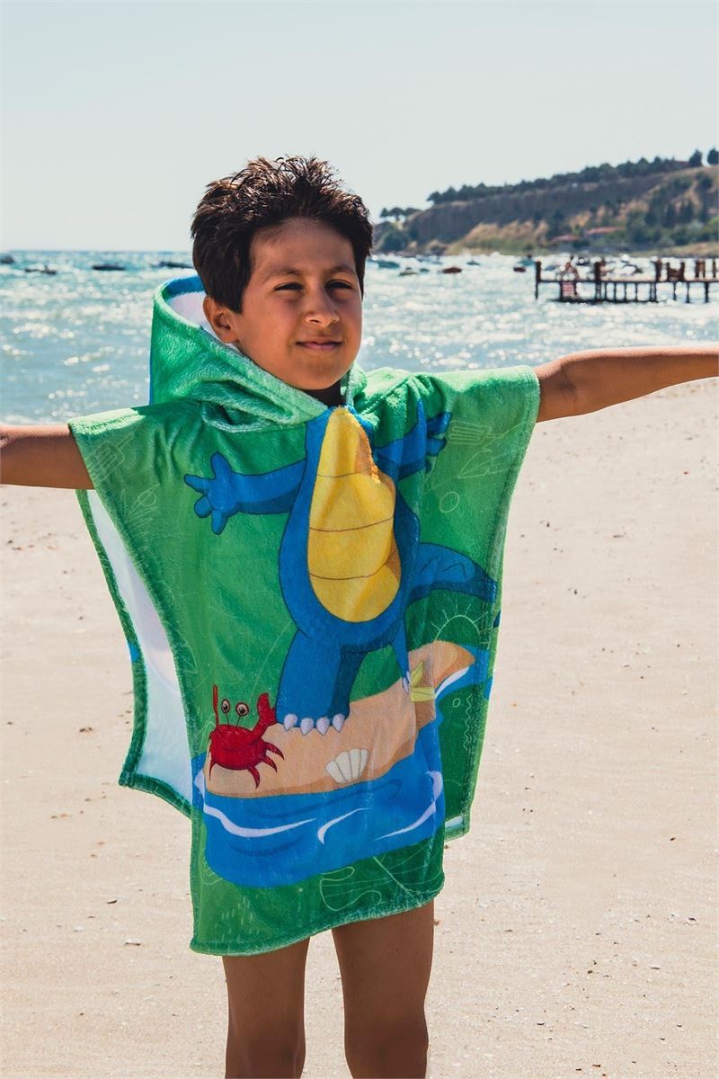 BROSS BROSS DINASOUR PATTERN BEACH TOWEL 60X60 