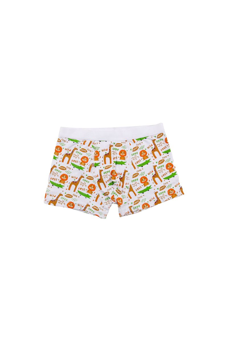 BOYS' LEON VEST BOXER PACK WHITE