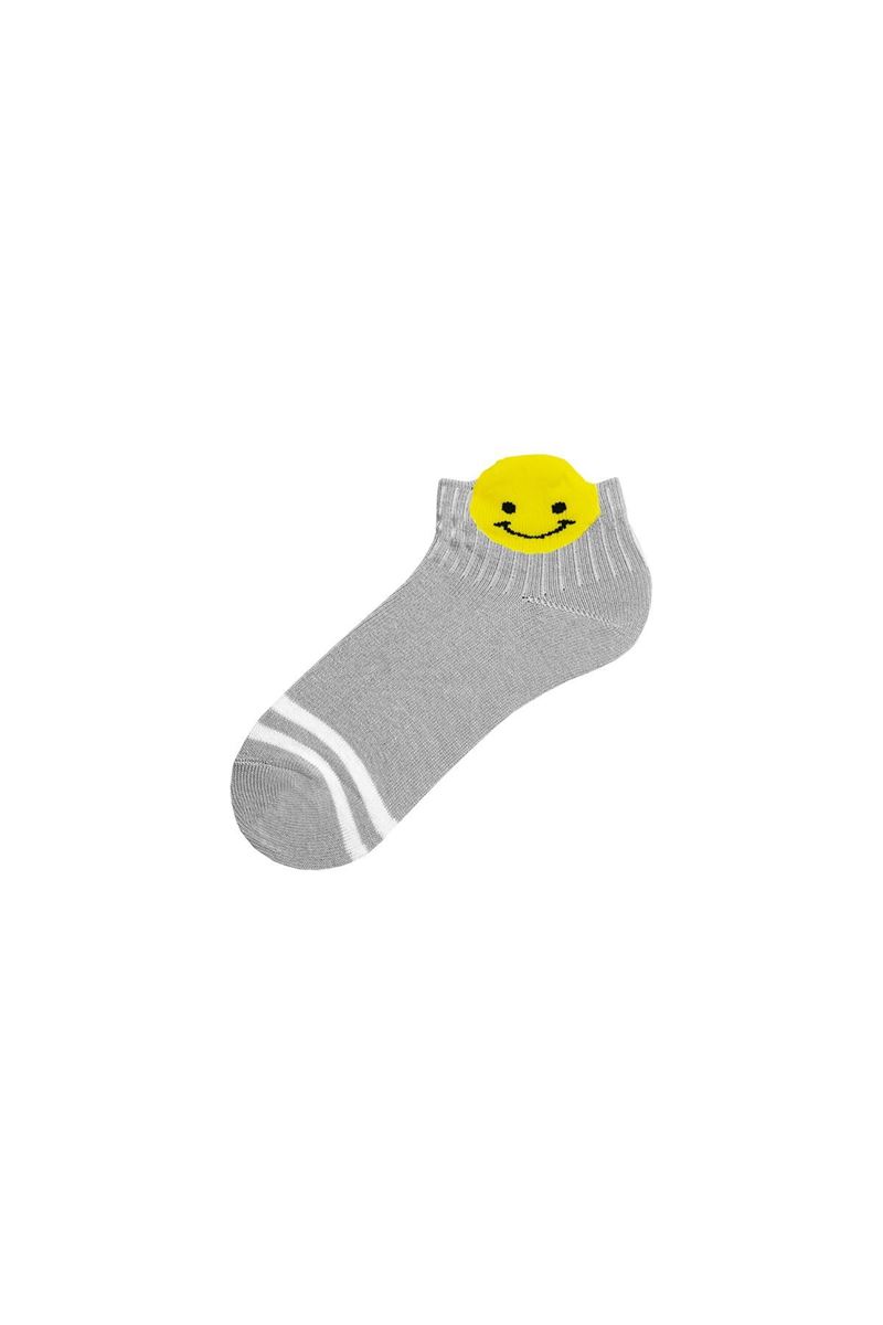 BROSS 3D EMOJİ DESENLİ ERKEK ÇOCUK KISAKONÇ ÇORABI ASORTİ