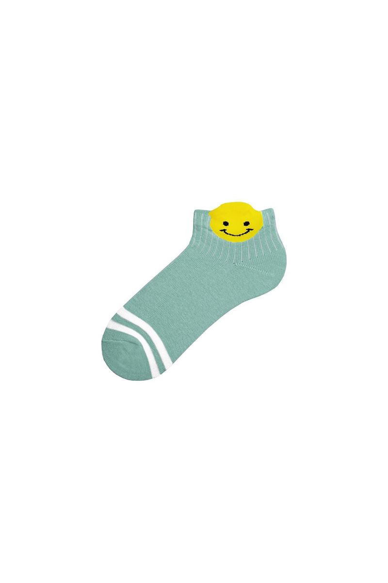 BROSS 3D EMOJİ DESENLİ ERKEK ÇOCUK KISAKONÇ ÇORABI ASORTİ