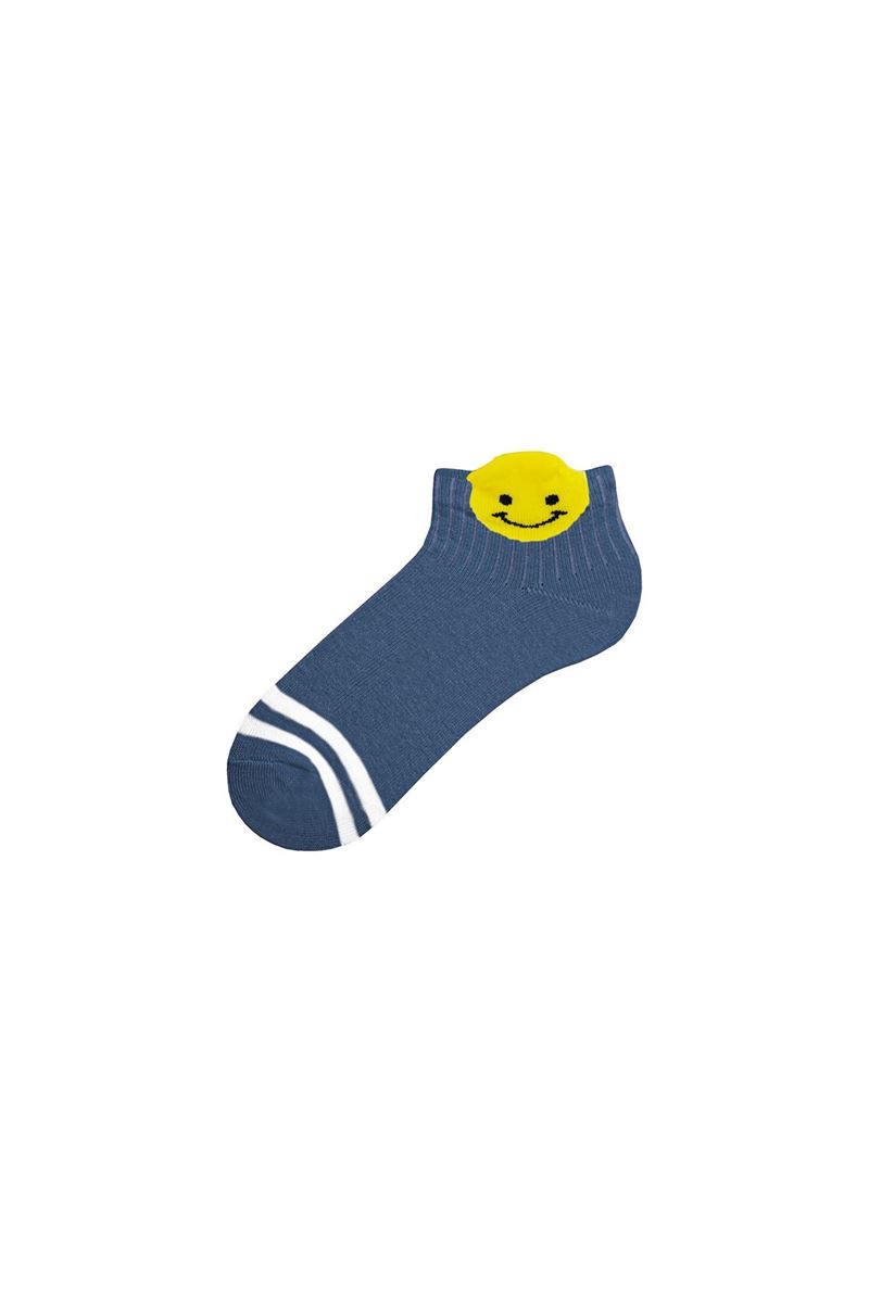 BROSS 3D EMOJİ DESENLİ ERKEK ÇOCUK KISAKONÇ ÇORABI ASORTİ