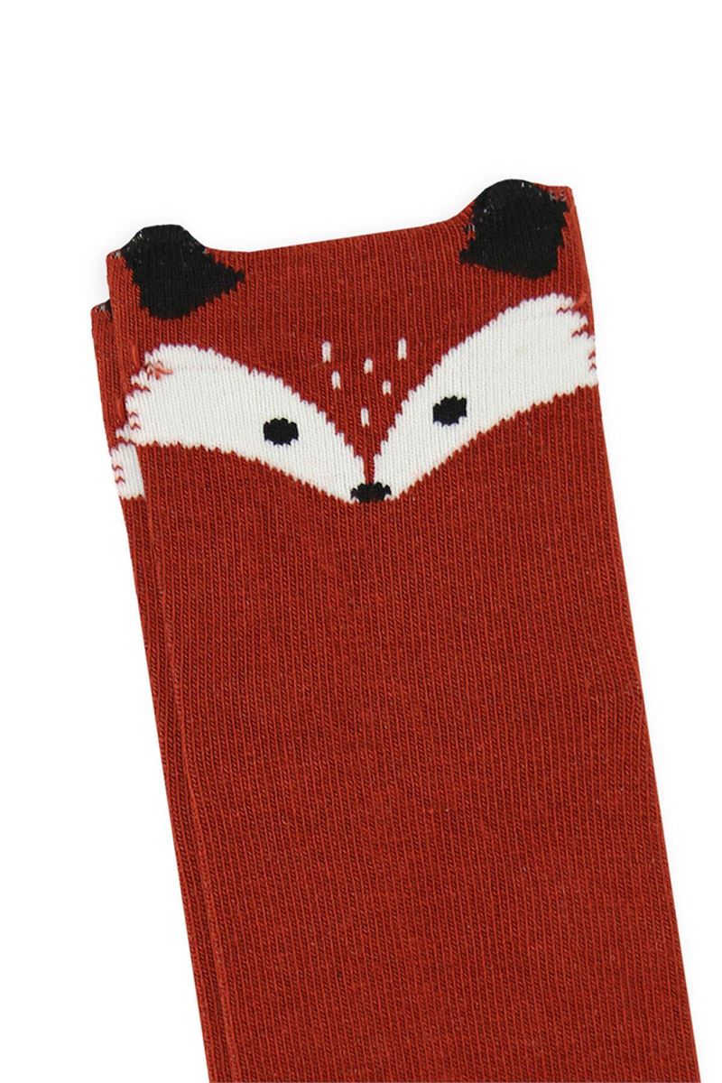 BROSS 3D ANIMAL PATTERNED BOYS SHORT-CALF SOCKS ASORTY