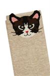 3D CAT PATTERNED WOMENS MID-CALF SOCKS