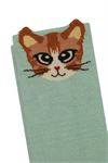 3D CAT PATTERNED WOMENS MID-CALF SOCKS