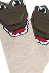 3D ALLIGATOR PATTERNED BOYS SHORT-CALF SOCKS