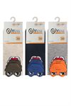 3D ALLIGATOR PATTERNED BOYS SHORT-CALF SOCKS