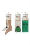 3D DIFFERENT ALLIGATOR PATTERNED BOYS SHORT-CALF S