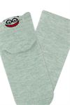 3D FACE PATTERNED UNISEX KIDS SHORT-CALF SOCKS