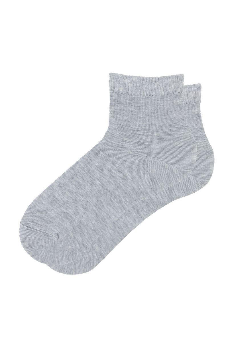BROSS BAMBOO WOMEN S SOCKS GRAY MELANGE