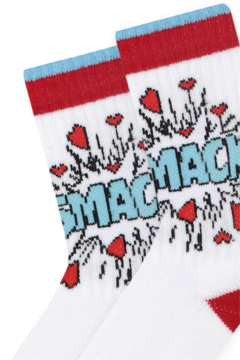 BROSS SLOGAN WRITTEN GIRLS  TERRY SOCKS ASORTY