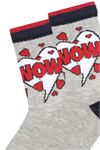 SLOGAN WRITTEN GIRLS  TERRY SOCKS
