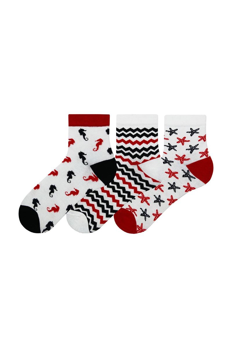 SEA THEMED WOMEN SHORT-CALF SOCKS