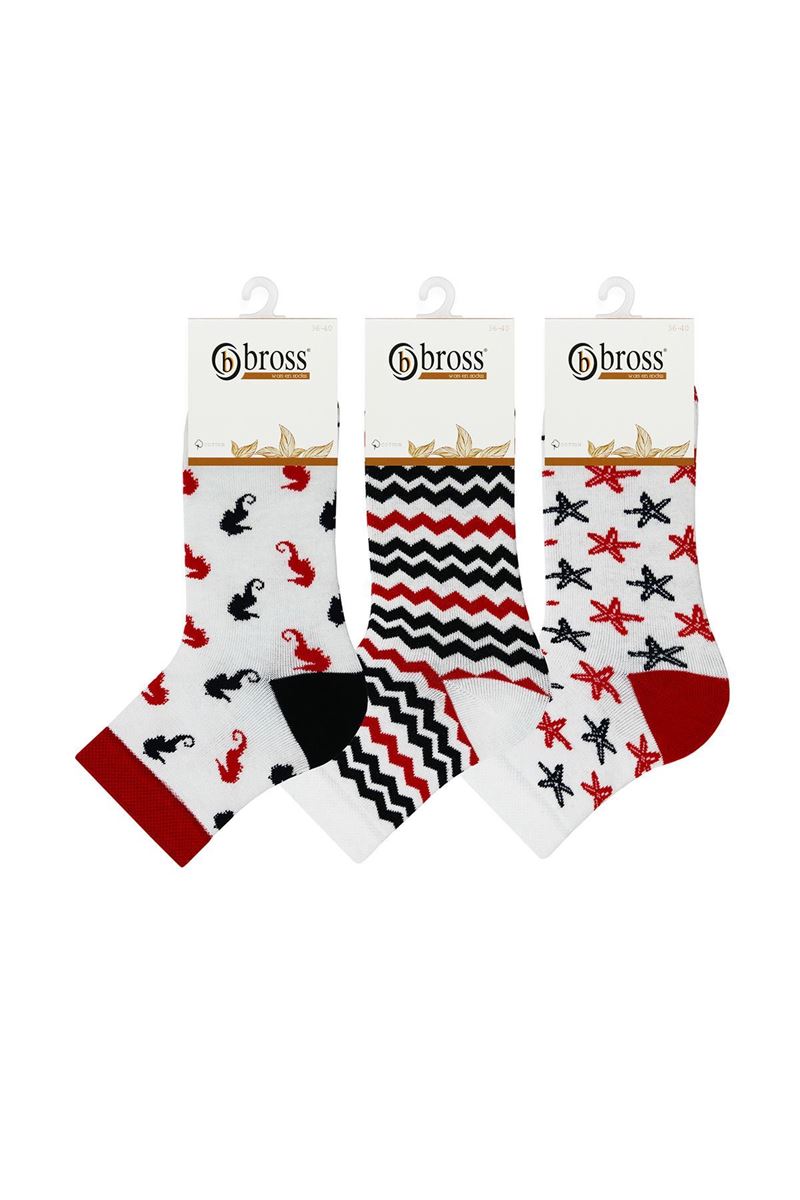 SEA THEMED WOMEN SHORT-CALF SOCKS