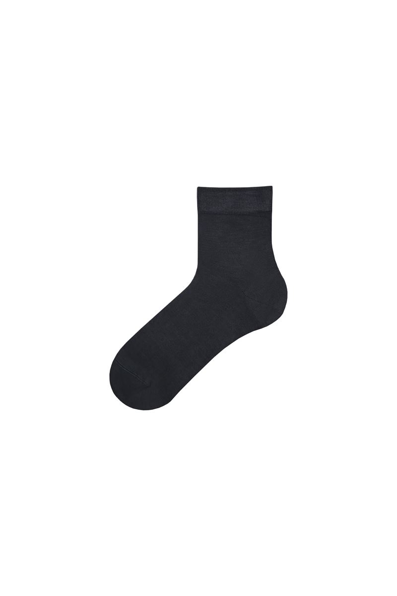 BROSS SIMPLE BAMBOO MEN S SHORT STOCKING SOCKS SMOKED