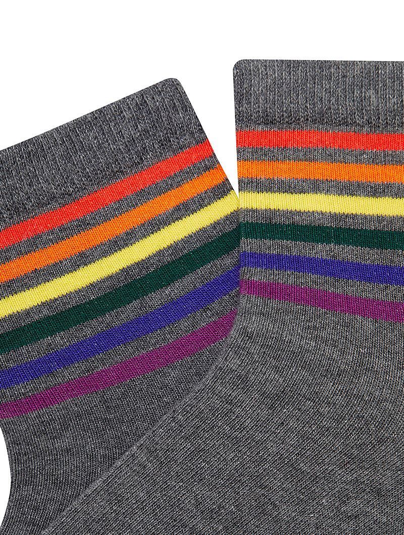 BROSS RAINBOW COLORED DERBY MEN S WAITER SHORT STOCKING ASORTY