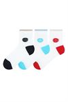 GLITTER DETAILED SAILOR WOMEN SHORT-CALF SOCKS