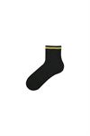 GLITTERY CIRCLE PATTERNED WOMENS MID-CALF SOCKS