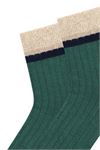 SILVERY RUBBER DERBY WOMENS MID-CALF SOCKS
