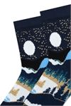LANDSCAPE PATTERNED WOMENS MID-CALF SOCKS