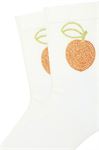 FRUIT PATTERNED  STONE PRINTED WOMEN S SOCKS