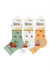 MUSHROOM PATTERNED KIDS MID-CALF SOCKS