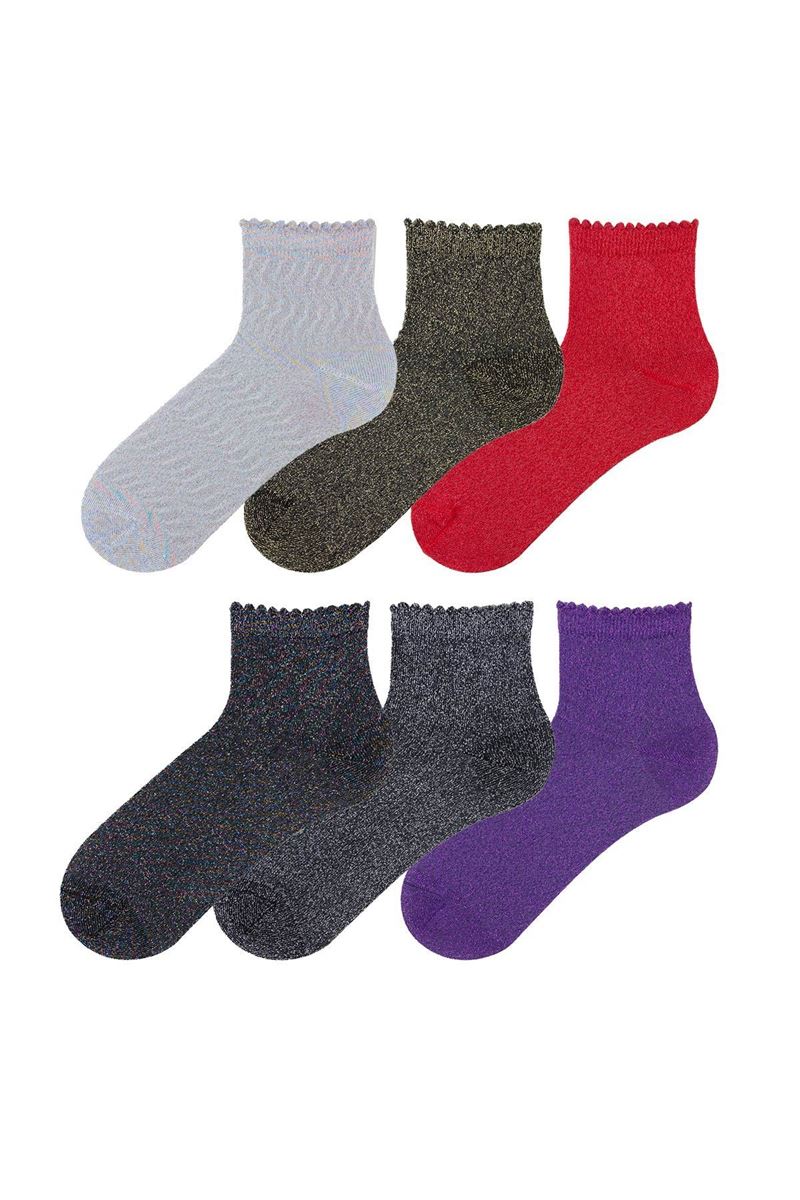SILVERY WOMEN S SOCKS