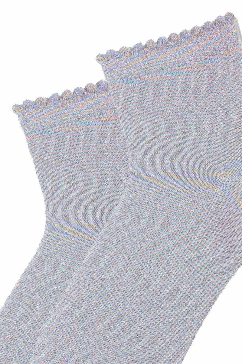 SILVERY WOMEN S SOCKS