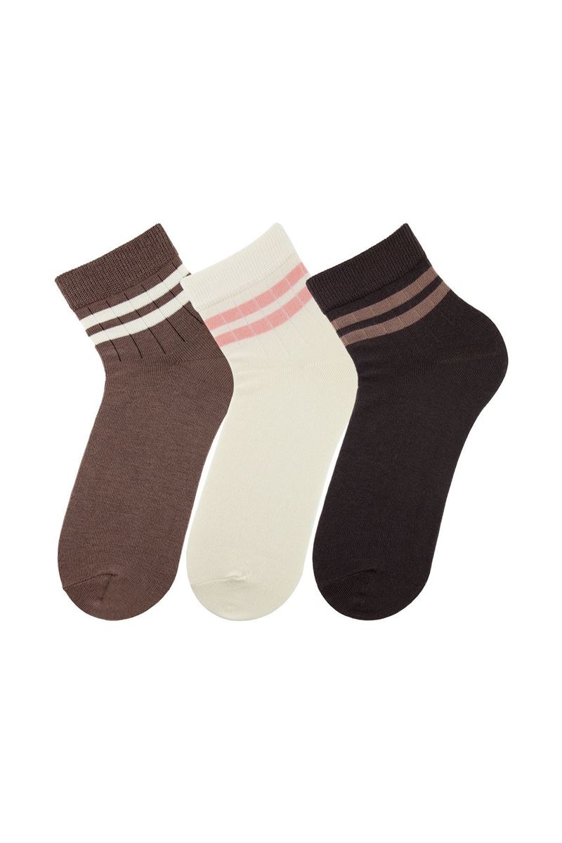 WOMEN DERBY MID-CALF SOCKS ASORTY