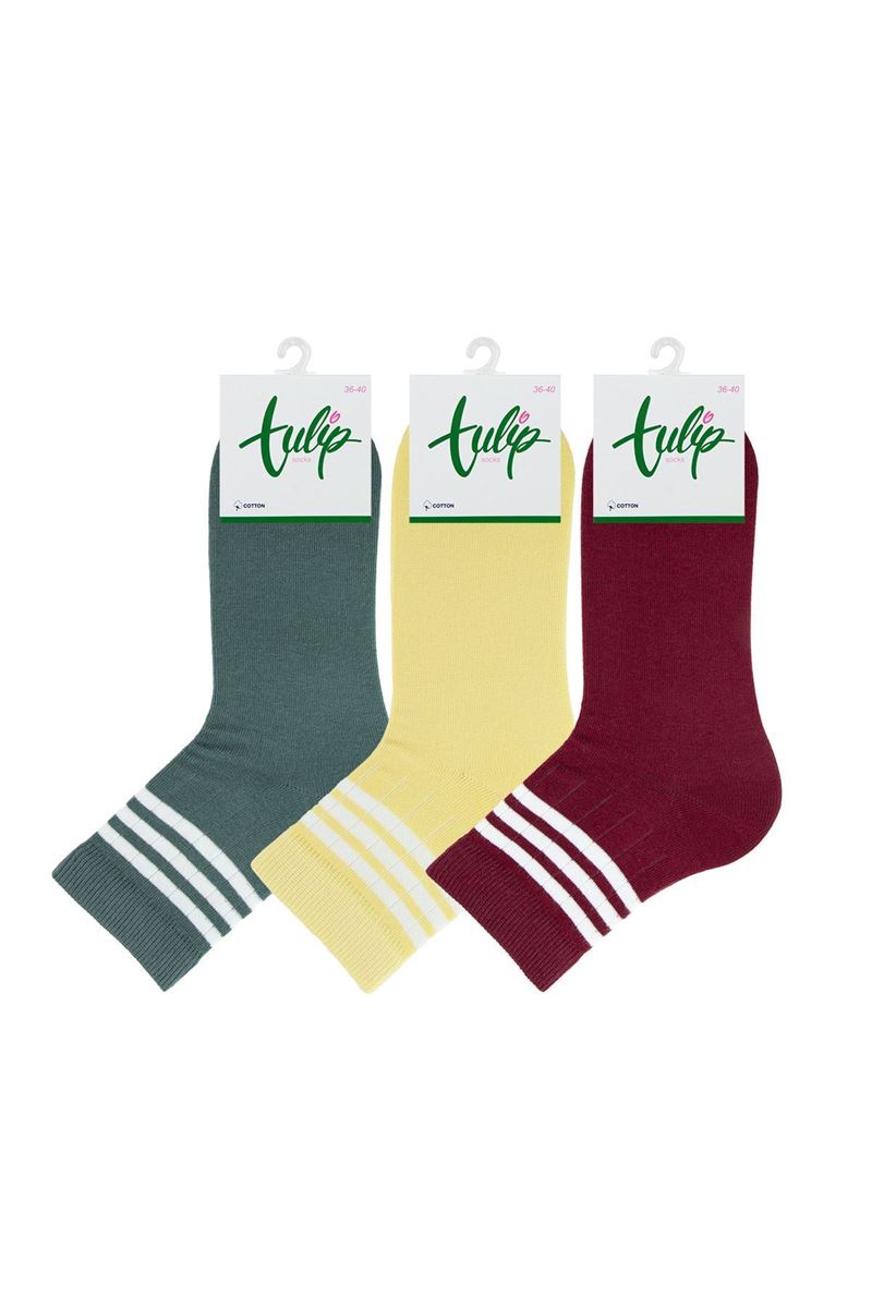 BROSS WOMEN DERBY MID-CALF SOCKS ASORTY