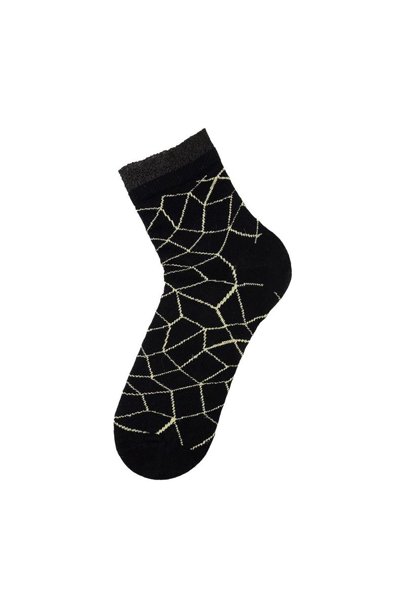 BROSS WOMENS' RUBBER TULLE MID CALF SOCKS ASORTY