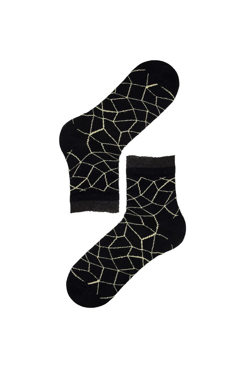 BROSS WOMENS' RUBBER TULLE MID CALF SOCKS ASORTY
