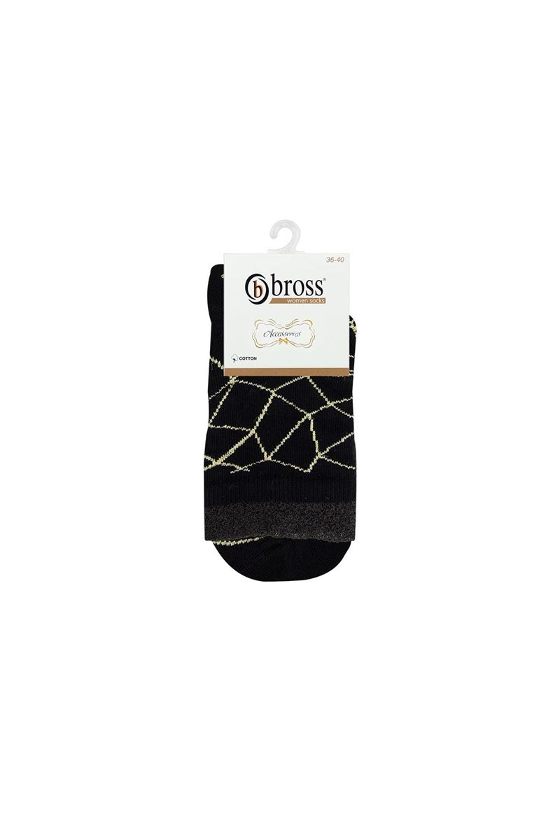 BROSS WOMENS' RUBBER TULLE MID CALF SOCKS ASORTY