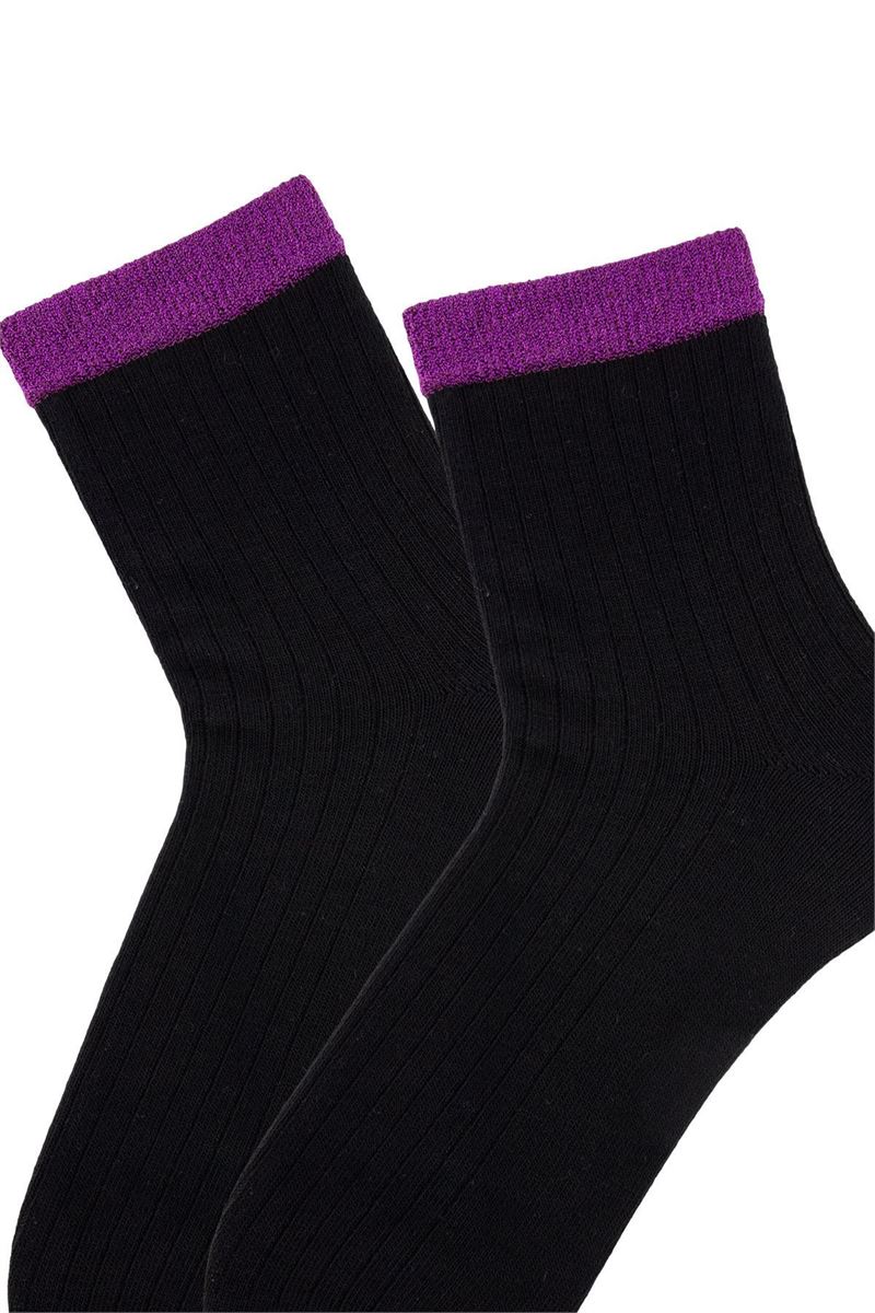 WOMEN RUBBER DERBY MID-CALF SOCKS