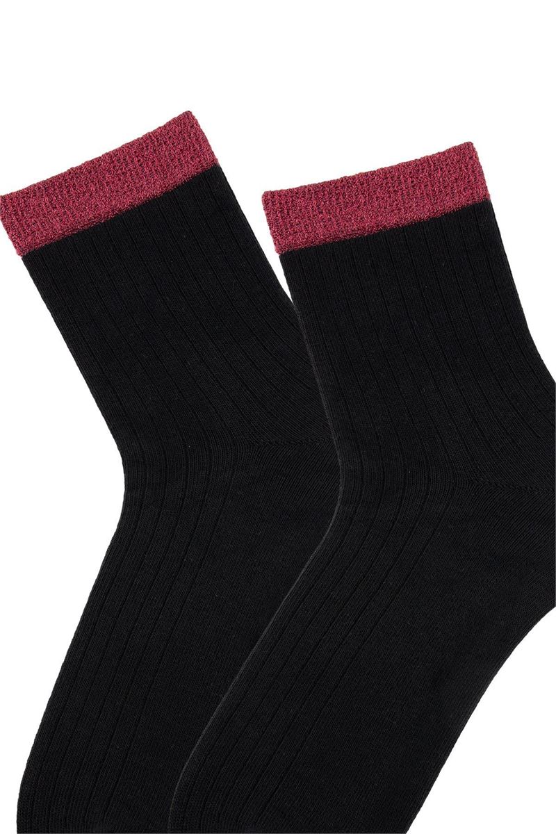 WOMEN RUBBER DERBY MID-CALF SOCKS ASORTY