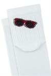 WOMEN RED MID-CALF SOCKS