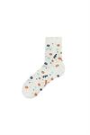 BROSS PATTERNED CREW SOCKS