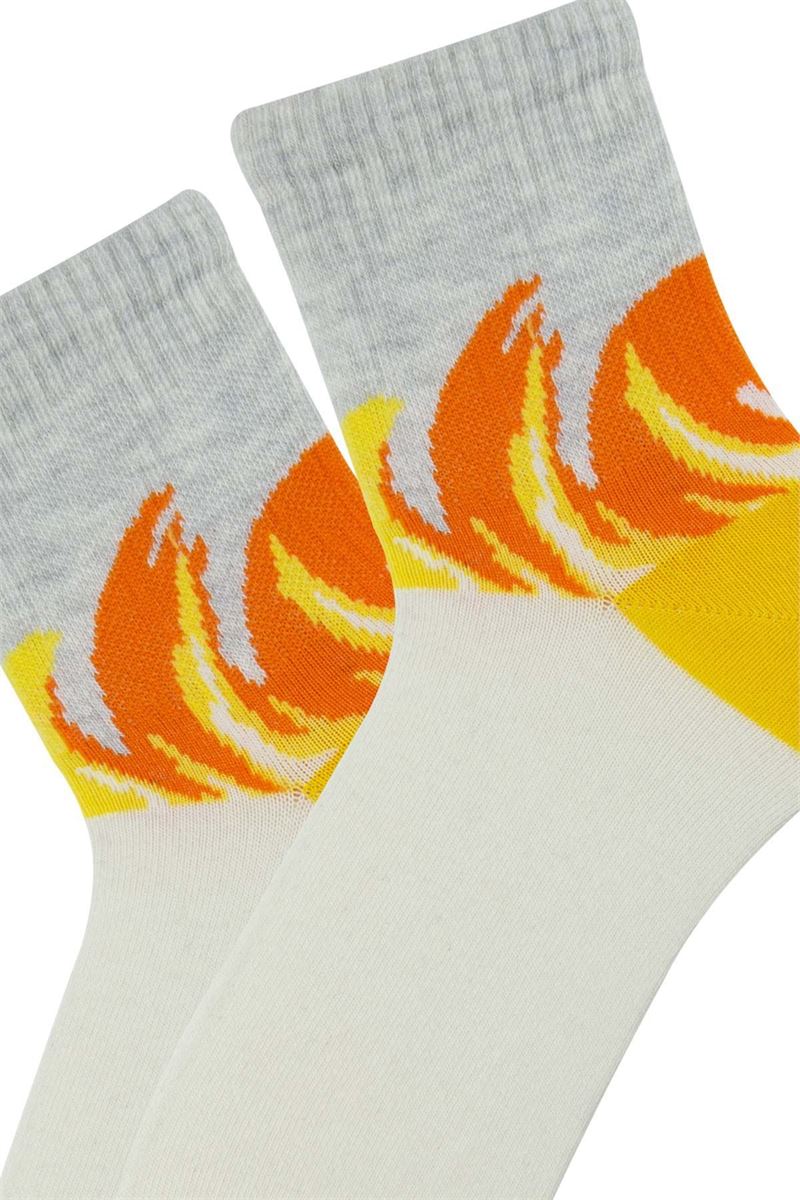 BROSS SURFING PATTERN MID-CALF SOCKS ASORTY