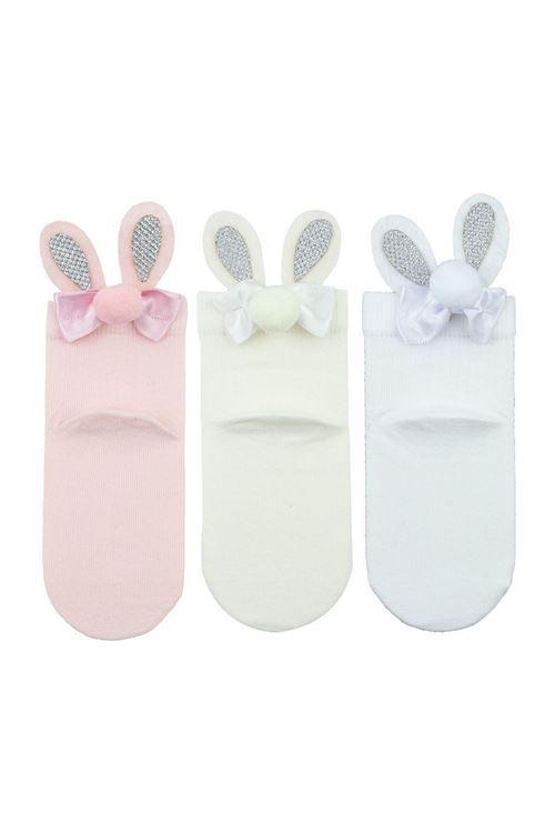 Girls' Rabbit Accessory Mid-Calf Socks 12