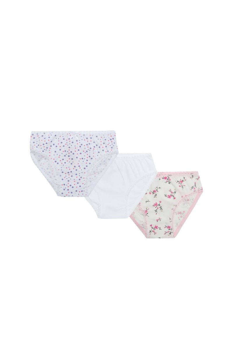 3-PACK LYCRA DIFFERENT PATTERNED GIRLS  UNDERWEAR ASORTY