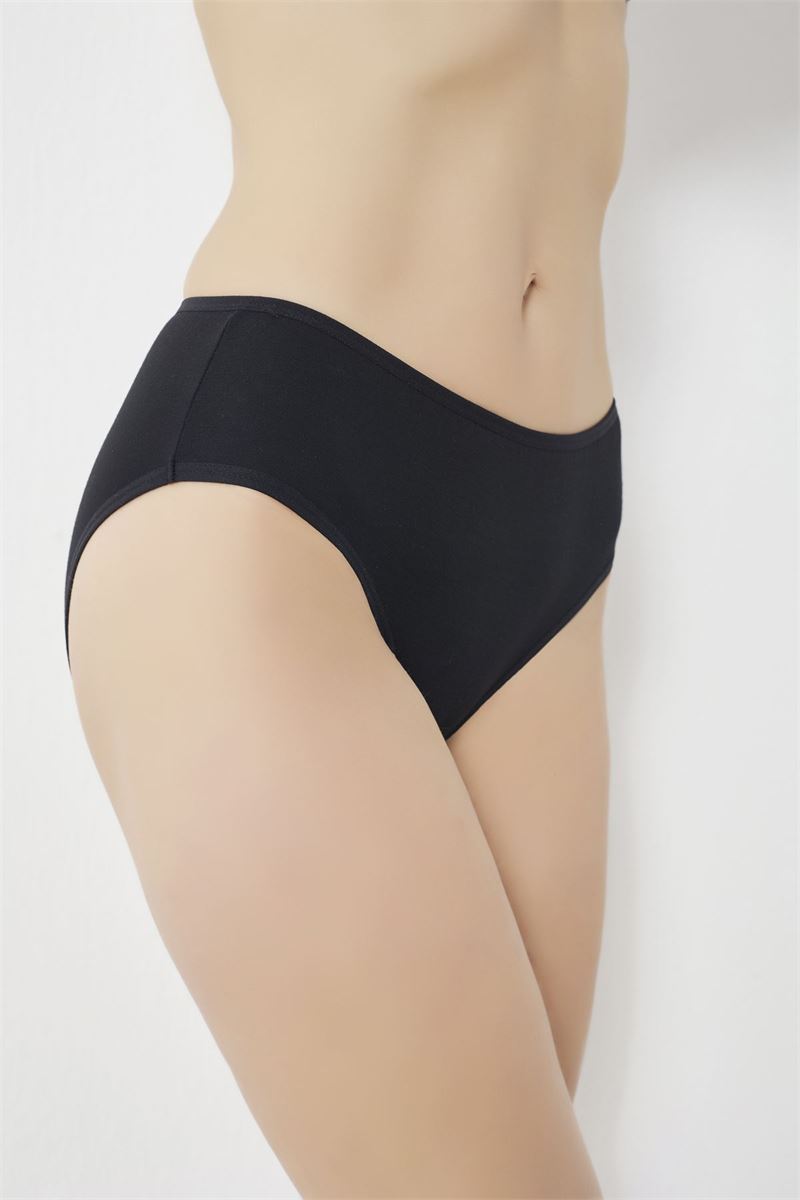 WOMEN LYCRA BAMBOO PANTIES BLACK