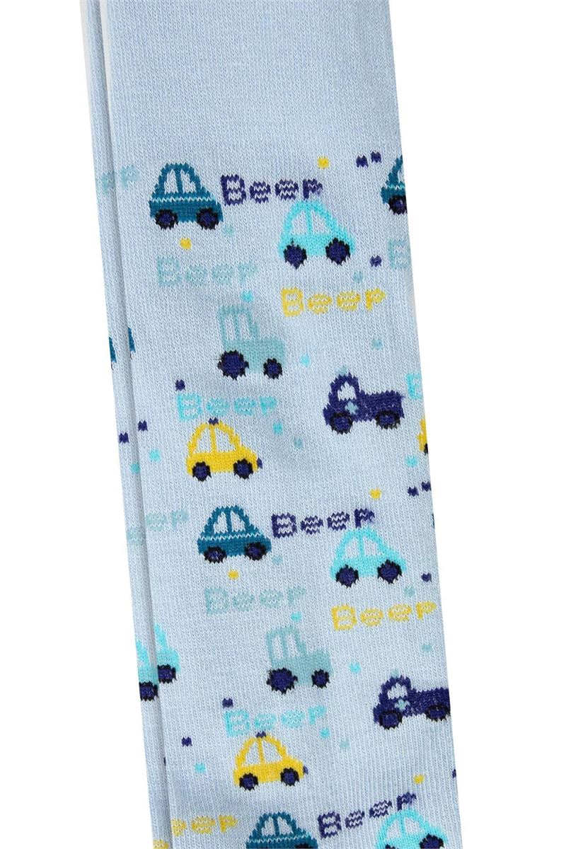 BROSS CAR PATTERNED BABY BOYS TIGHTS ASORTY