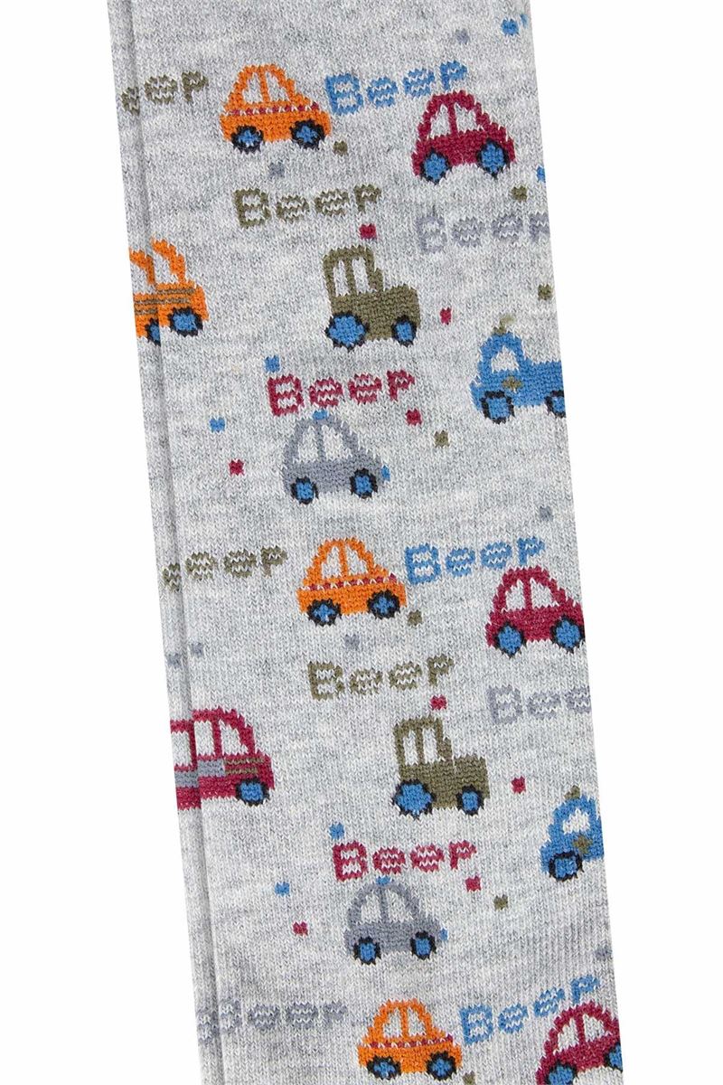 BROSS CAR PATTERNED BABY BOYS TIGHTS ASORTY