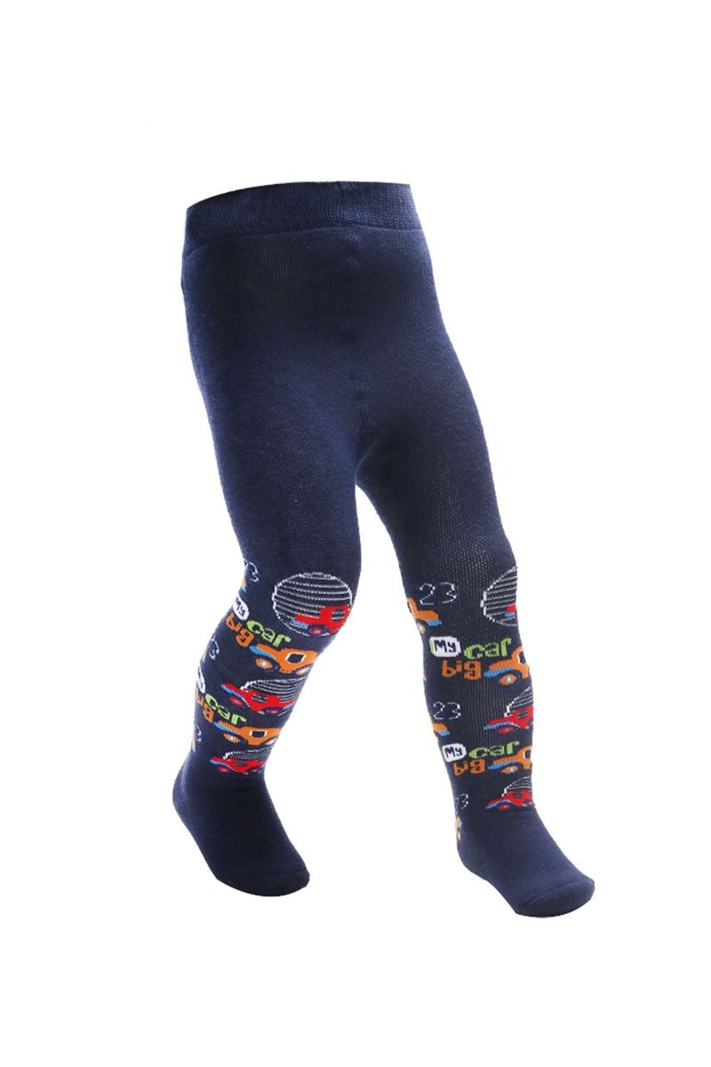 BROSS CAR PATTERNED BABY BOYS TOWEL SOCKET SOCKS ASORTY