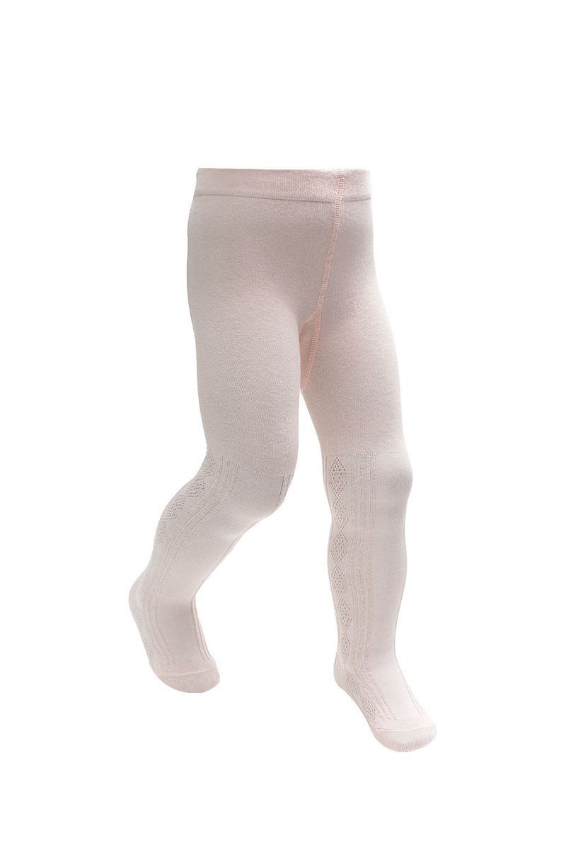 BROSS DIAMOND PATTERNED BABY GIRLS TIGHTS ASORTY