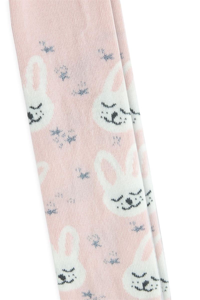 BROSS BUNNY PATTERN BABY GIRL TIGHTS ASORTY