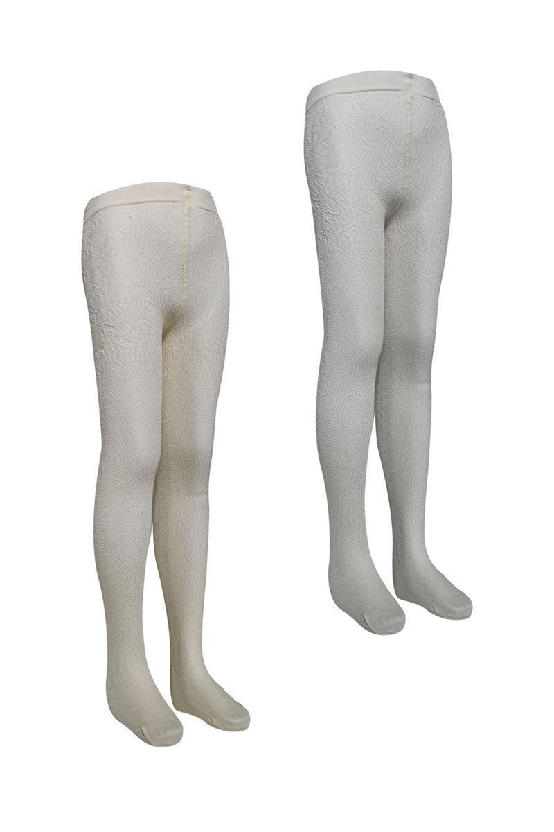 BROSS THIN SUMMER GIRLS  TIGHTS WHITE
