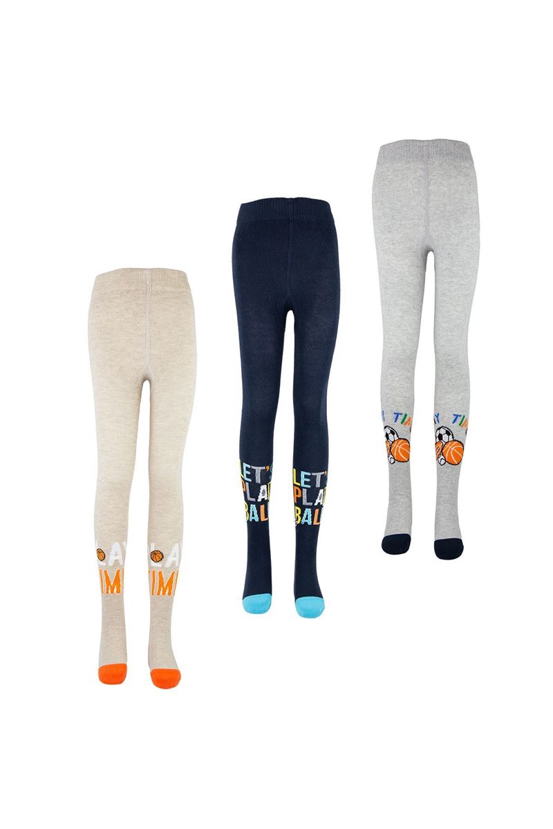 BROSS PLAY PATTERN BOY TIGHTS ASORTY